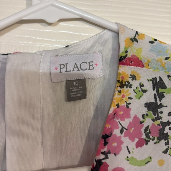 Girls Floral Cold Shoulder Dress Floral Kids YOUTH TEEN Dress Pink Yellow Green - Picture 9 of 10